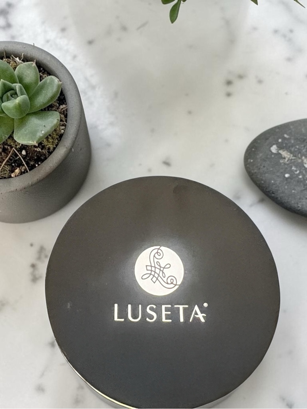 Luseta Black Travel Hair Brush Case - Protective Round Cover